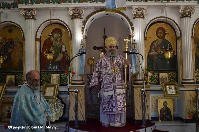 Ο Μητροπολίτης Μάνης στα Τάλαντα Μονεμβασίας