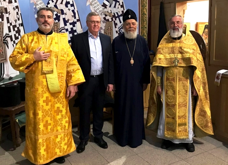 Иерарх Антиохийской Православной Церкви посетил храм Московского Патриархата в Брюсселе