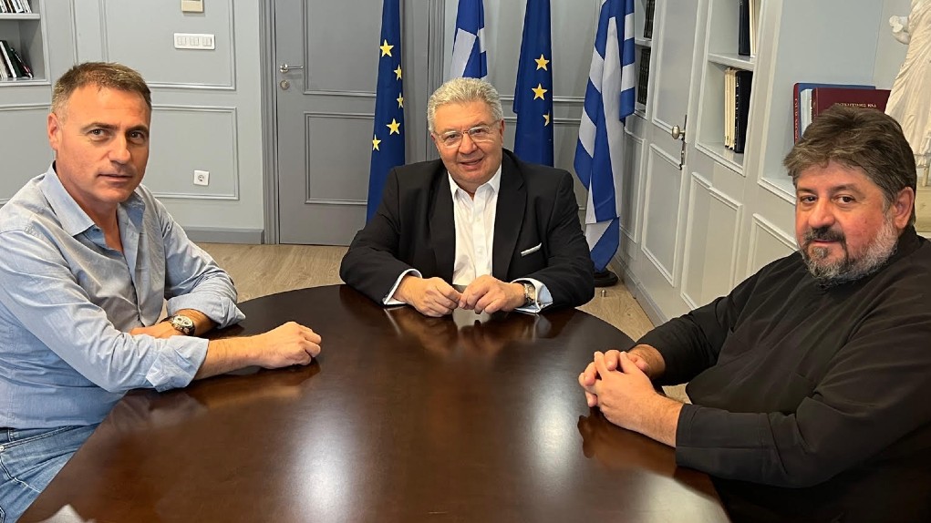 Συνάντηση Μητροπολίτη Ζάμπιας με τον ΓΓΑΕ Γιάννη Χρυσουλάκη