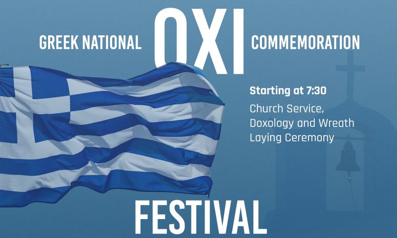 Νορθ-Κόουτ: Εορτασμός του «ΟΧΙ» και ελληνικό πανηγύρι στις 30 Οκτωβρίου