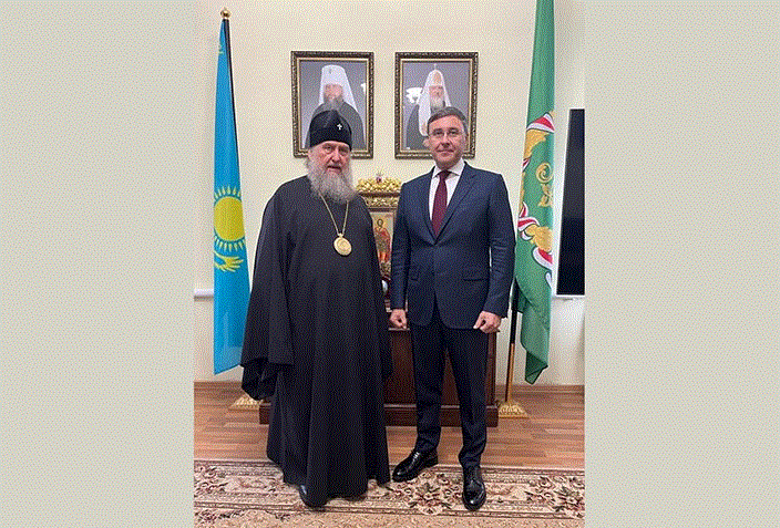 В Москве состоялась встреча главы Казахстанского митрополичьего округа и министра науки и высшего образования России