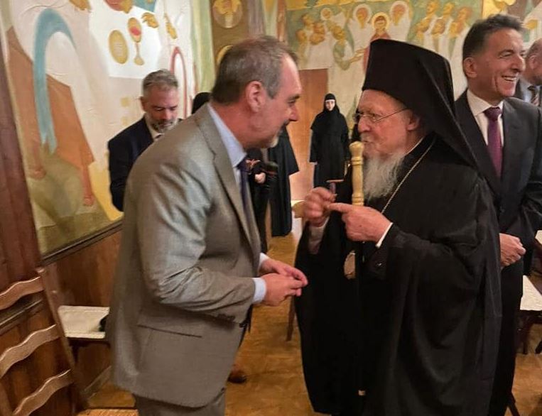 Συνάντηση Οικουμενικού Πατριάρχη – Ανδρέα Κατσανιώτη στο Έσσεξ