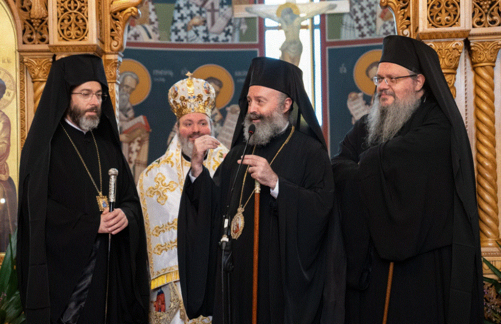 Archbishop of Australia Makarios visits Monastery of St. George at Yellow Rock