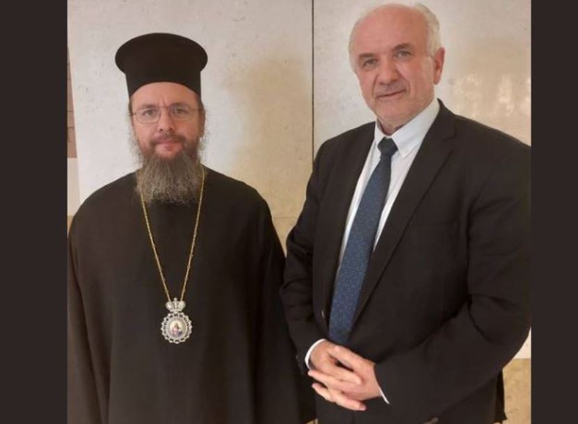 Συνάντηση Μητροπολίτη Αιτωλίας Δαμασκηνού με τον Δήμαρχο Μεσολογγίου