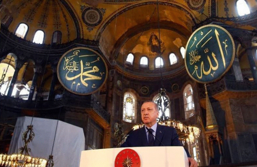 Islamist Erdogan threatens to reconvert more Churches-turned museums back into mosques