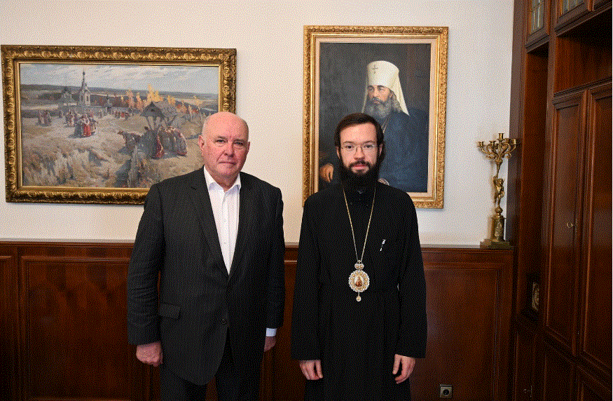 Митрополит Волоколамский Антоний встретился с председателем Комитета Совета Федерации по международным делам