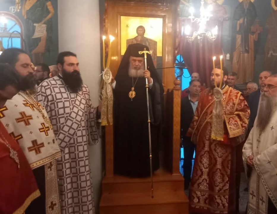 Εσπερινός στον τόπο μαρτυρίου της Αγίας Νεομάρτυρος Χρυσής