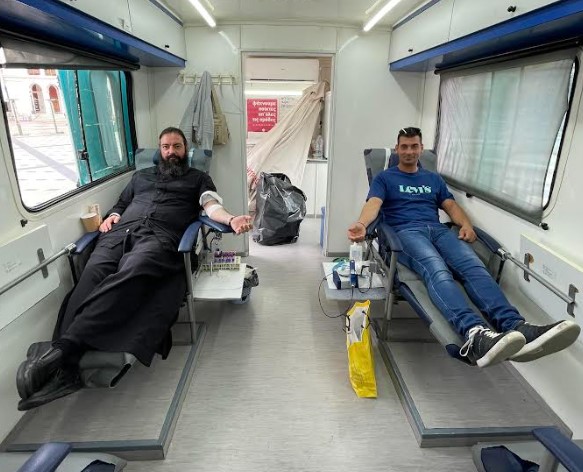 127 φιάλες αίματος από την εκστρατεία αιμοδοσίας της Ιεράς Μητρόπολης Πατρών