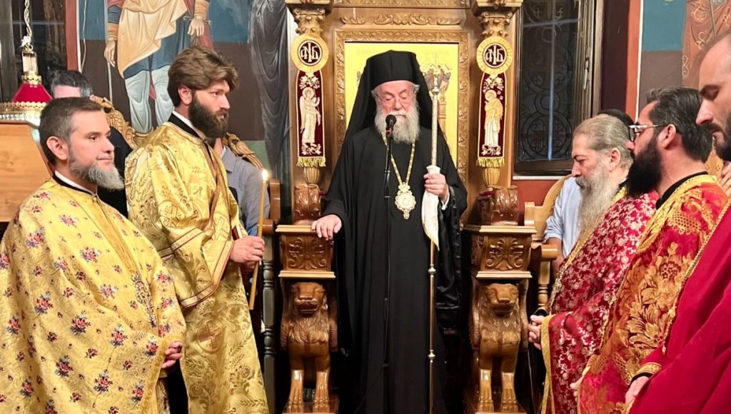 Εσπερινός της εορτής Αγίου Δημητρίου στην Γαληψό Παγγαίου