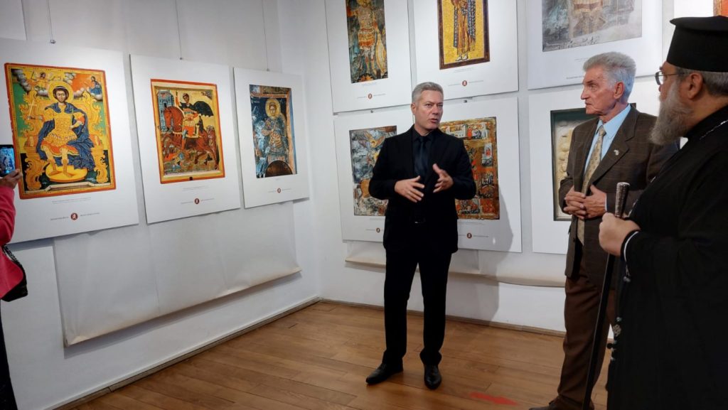 Κραϊόβα: Εγκαίνια της Έκθεσης «Ο Άγιος Δημήτριος στην τέχνη του Αγίου Όρους»