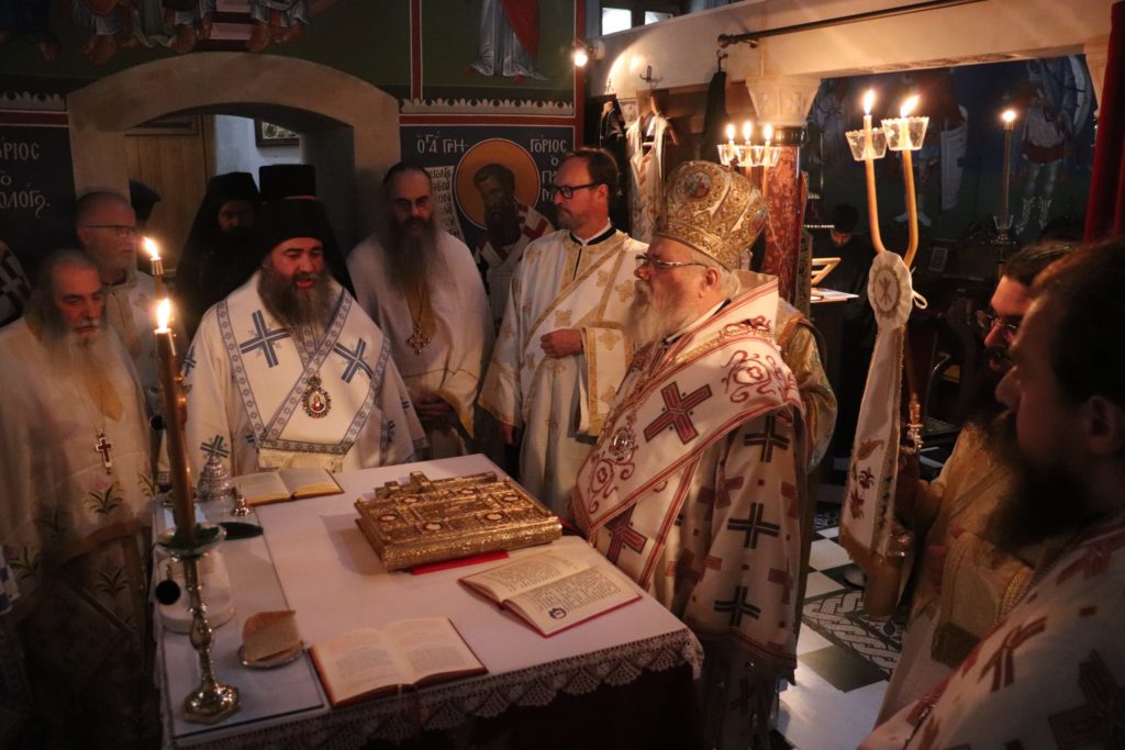 Μονή Γουβερνέτου: Αρχιερατικό Συλλείτουργο για τον Άγιο Ιωάννη τον Ερημίτη