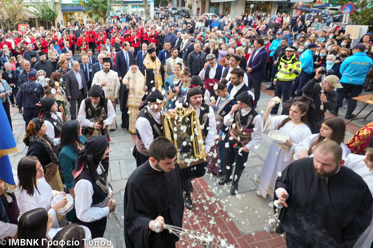 Wonder-working Holy Icon of Panaghia Soumela conveyed to Athens’ St. Demetrios Cathedral of Ambelokipi