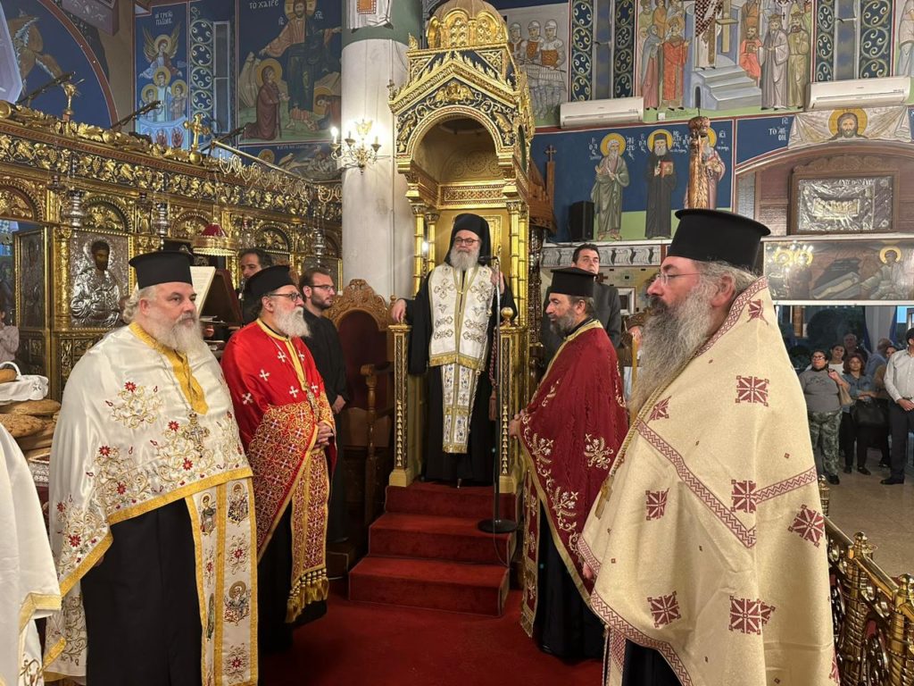 Στη Λευκωσία εόρτασε τον Άγιο Δημήτριο ο Πατριάρχης Αντιοχείας