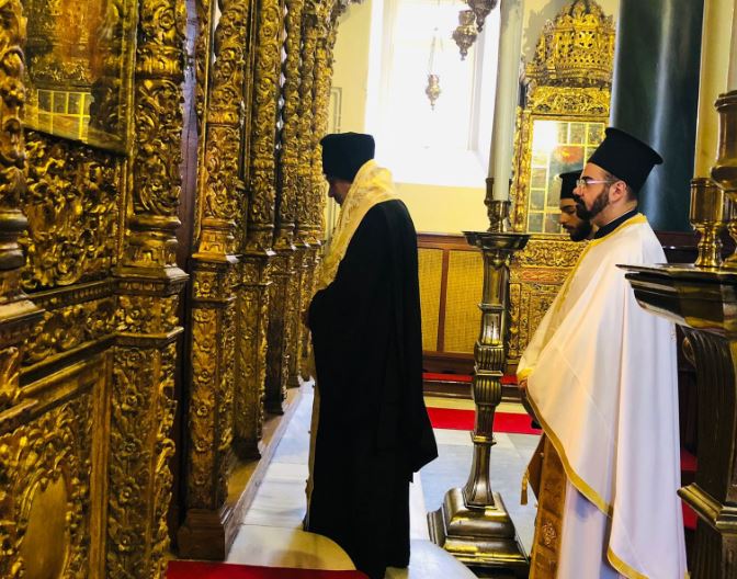 Τρισάγιο για τον Φιλομηλίου Ηλία στην Θεολογική Σχολή της Χάλκης