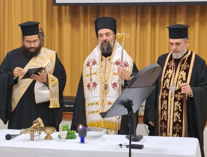 Αγιασμός στη Σχολή Βυζαντινής Μουσικής της Μητρόπολης Θήρας