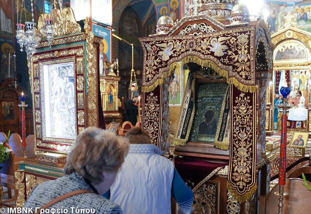 Αμπελόκηποι: Χιλιάδες πιστοί προσκυνούν την  εικόνα της Παναγίας Σουμελά