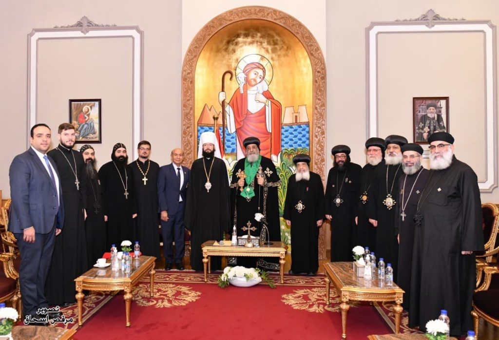 Митрополит Волоколамский Антоний встретился с Коптским Патриархом Тавадросом II