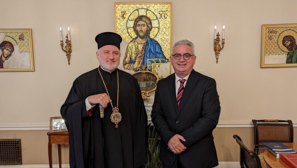 Member of Cyprus’s Parliament Kyriakos Hadjiyiannis Visits GOARCH