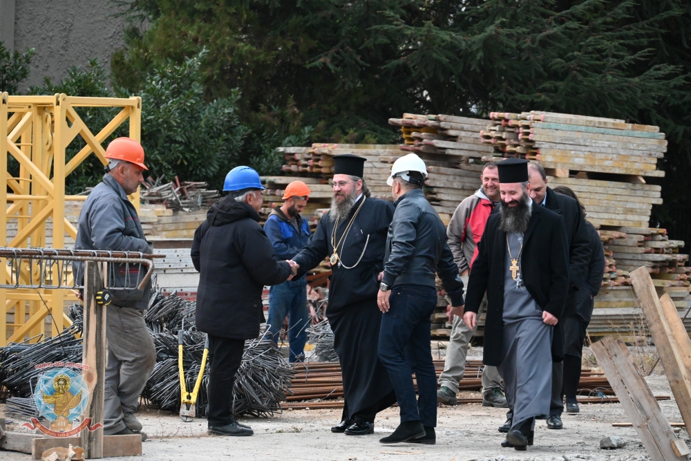 Епископ Поликарп посети новостроящия се храм „Св. патриарх Евтимий“ в София