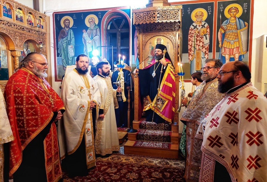 Στον πανηγυρίζοντα Ναό Αγίας Αικατερίνης Ιμέρου ο Μητροπολίτης Μαρωνείας και Κομοτηνής