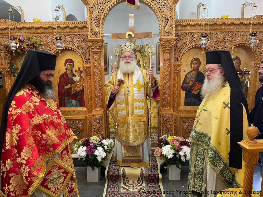 Η εορτή του Αγίου Ιωάννου Χρυσοστόμου στον ομώνυμο Ιερό Ναό στις «Μπουντούλες» Ιεράπετρας