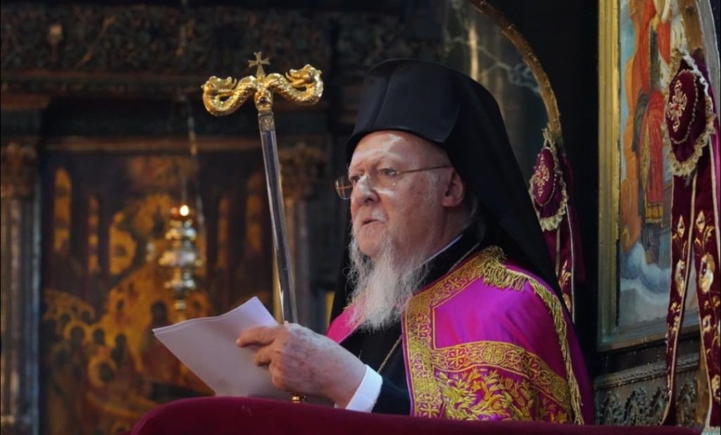 ‎البطريرك المسكوني في الكنيسة الأولى للقديس ديمتريوس إكسيلوبورتا