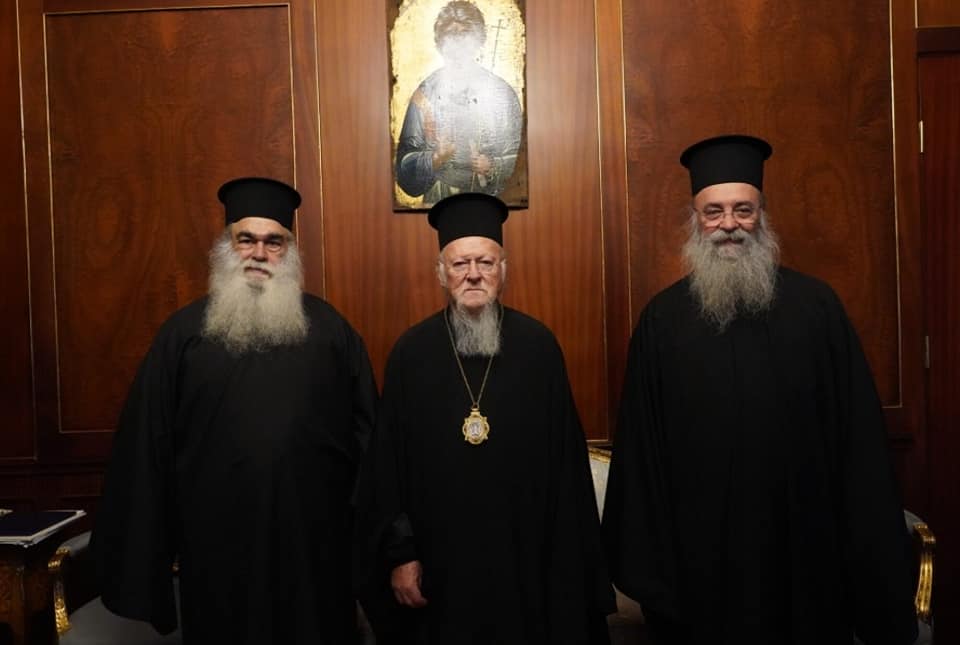 ‎البطريرك يستقبل متروبوليت دراما الجديد ومتروبوليت غومنيسا