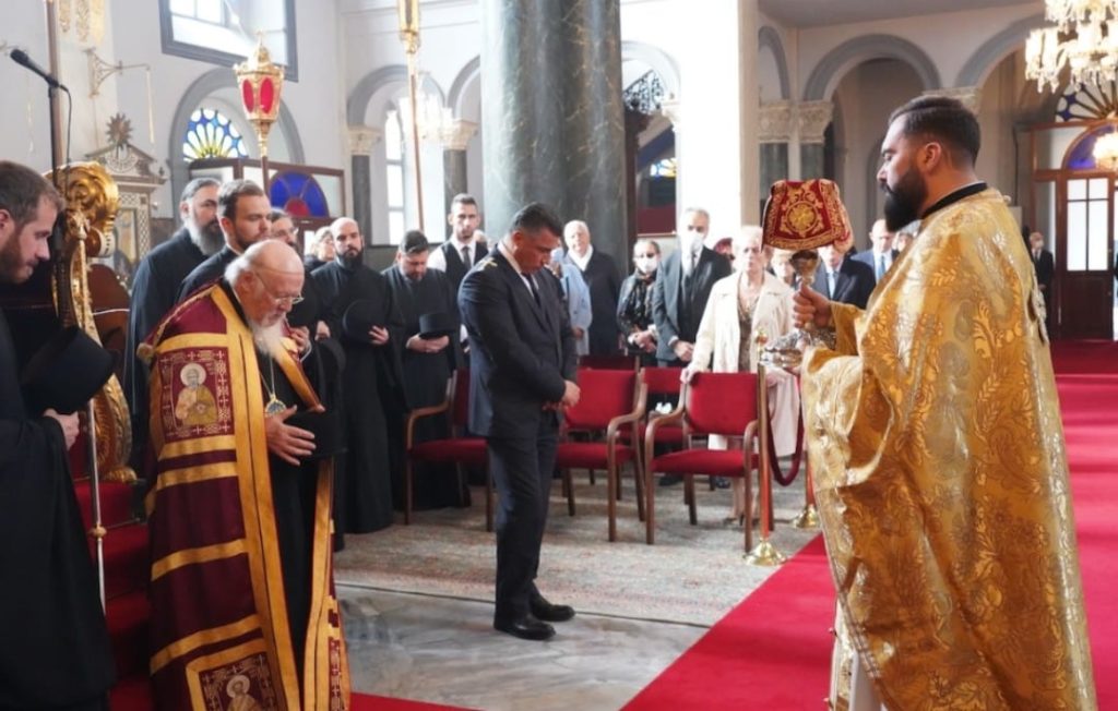 عيد جامع لرؤساء الملائكة وتريصاجيون لراحة رئيس اساقفة قبرص