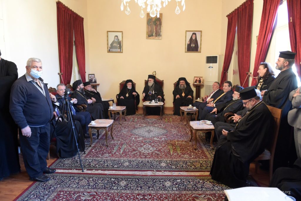 تدشين بناء وقف دير راهبات سيدة صيدنايا البطريركي في حاصبيا.