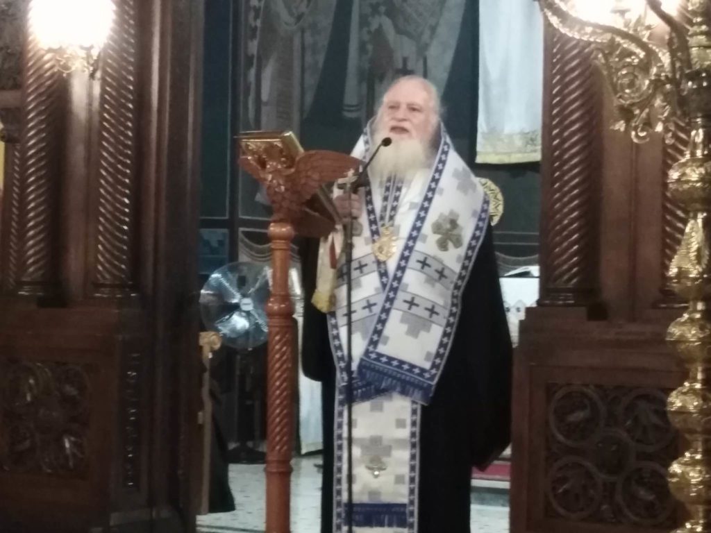 Ηθικός αίνος για τα Εισόδια της αειπαρθένου Μαρίας, στην Παναγία Κολοκυνθούς – Λένορμαν