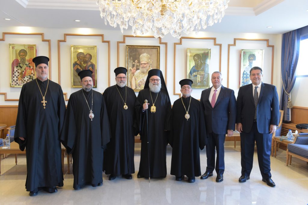 Patriarch John X Receives a Delegation from the Archdiocese of North America