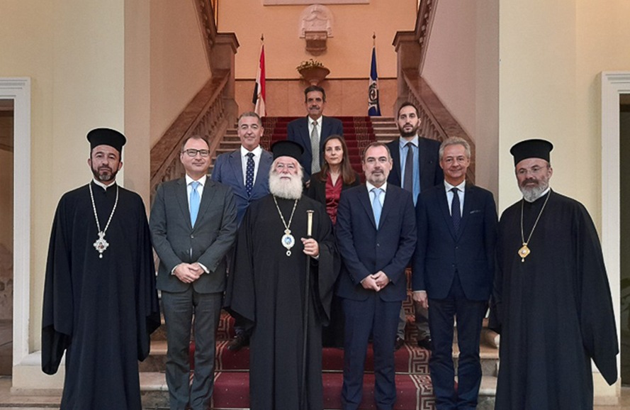 البابا ثيودروس يستقبل نائب وزير خارجية اليونان