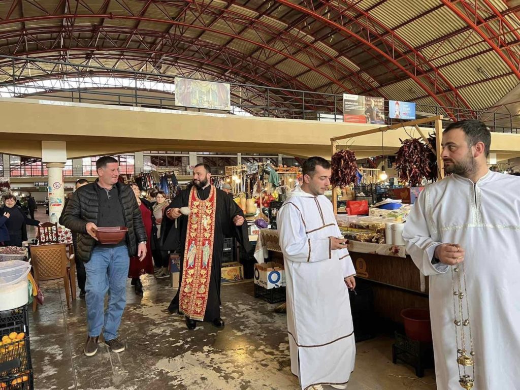 ზესტაფონის აგრარული ბაზრის კურთხევა