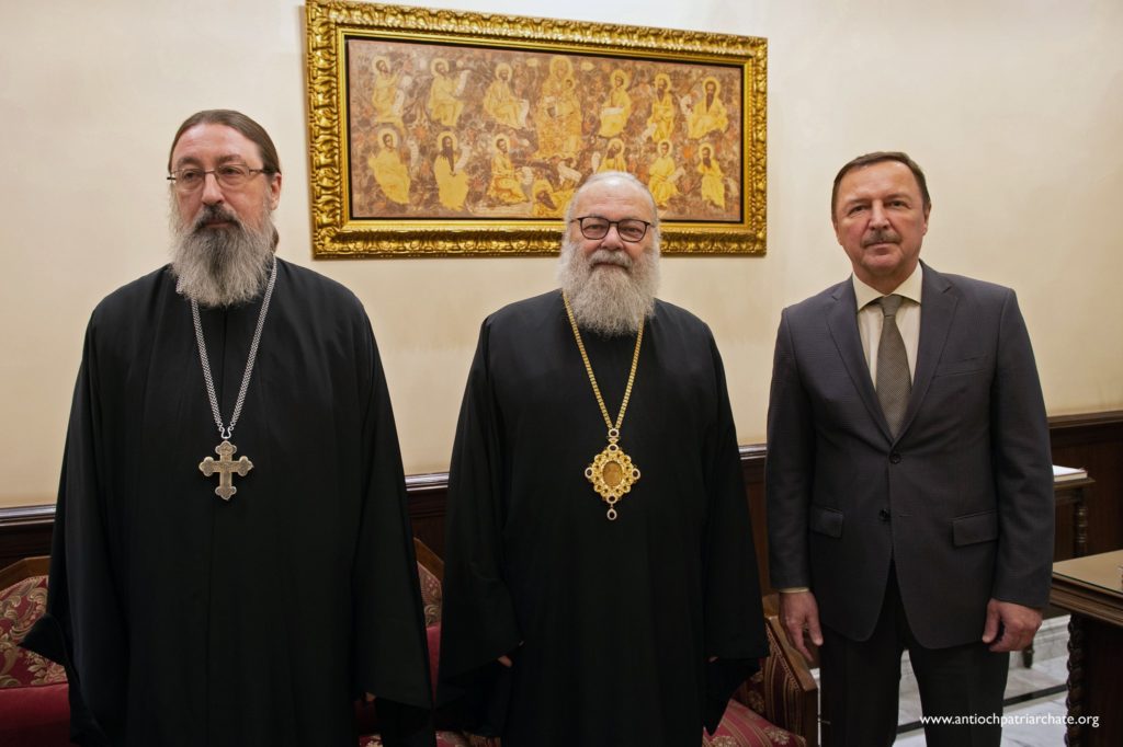 Ο Πατριάρχης Αντιοχείας υποδέχθηκε τον Ρώσο Πρέσβη στη Δαμασκό