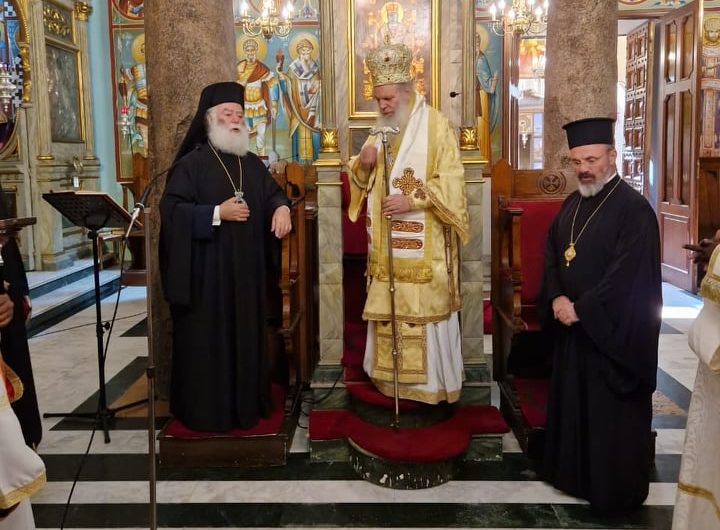 Η ενθρόνιση του Μητροπολίτη Ταμιάθεως κ. Γερμανού από τον Πατριάρχη Αλεξανδρείας