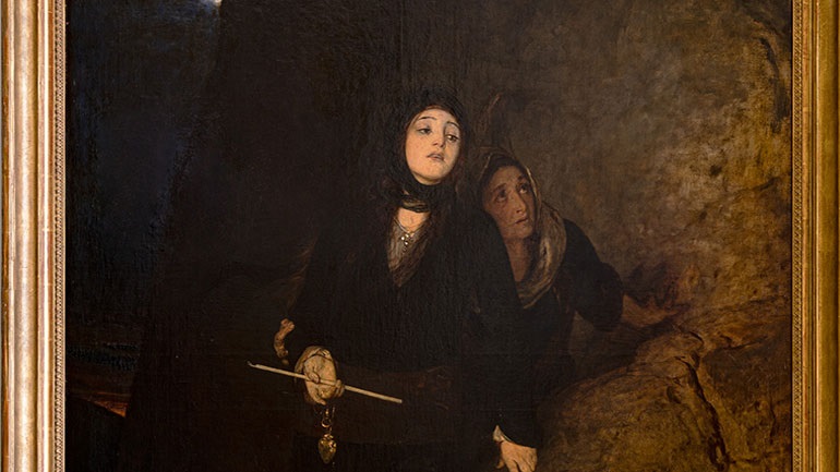 «Το Τάμα» του βαθιά θρησκευόμενου Νικόλαου Γύζη βγαίνει σε δημοπρασία στο Ζάππειο