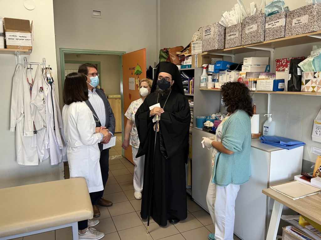 Αγιασμό στην Παιδιατρική Κλινική του Νοσοκομείου Καστοριάς τέλεσε ο Μητροπολίτης Καλλίνικος