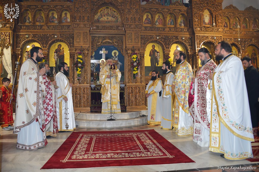 Ιερά Πανήγυρη και Χειροτονία στον Ιερό Ναό Αγίων Γεωργίου και Χρυσοστόμου στη Νέα Ευκαρπία