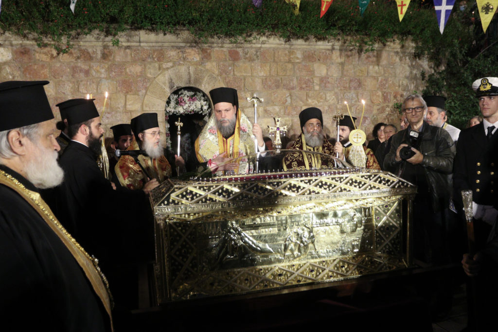 Holy Relic of St. Filothei Translated to crypt at dedicated cathedral