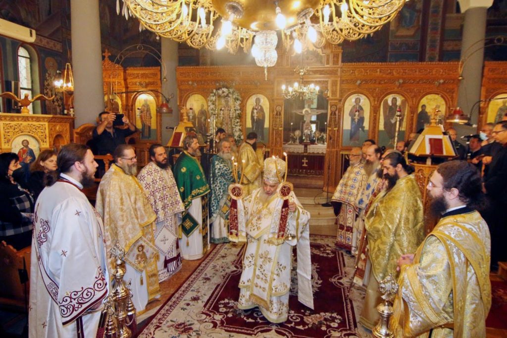 Ο Μητροπολίτης Ιωήλ στον πανηγυρίζοντα Ιερό Ναό Αγίου Νεκταρίου Εδέσσης