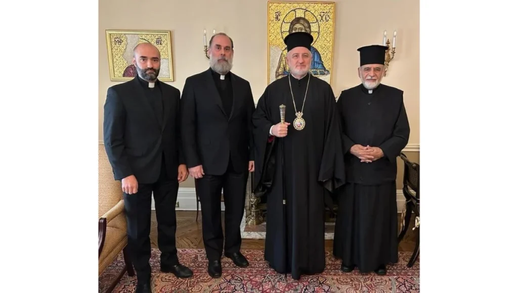 Archbishop Receives Vicar of Vicariate for Palestinian & Jordanian Orthodox Communities in America