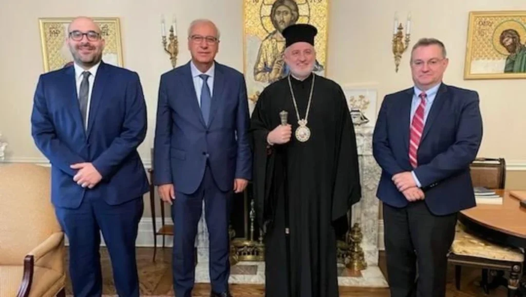 Greek Secretary General of Interior and Organization Visits Archdiocese