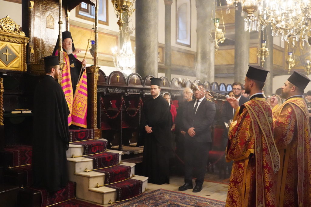 Εικόνες από τον Μέγα Εσπερινό των Εισοδίων της Θεοτόκου στο Φανάρι