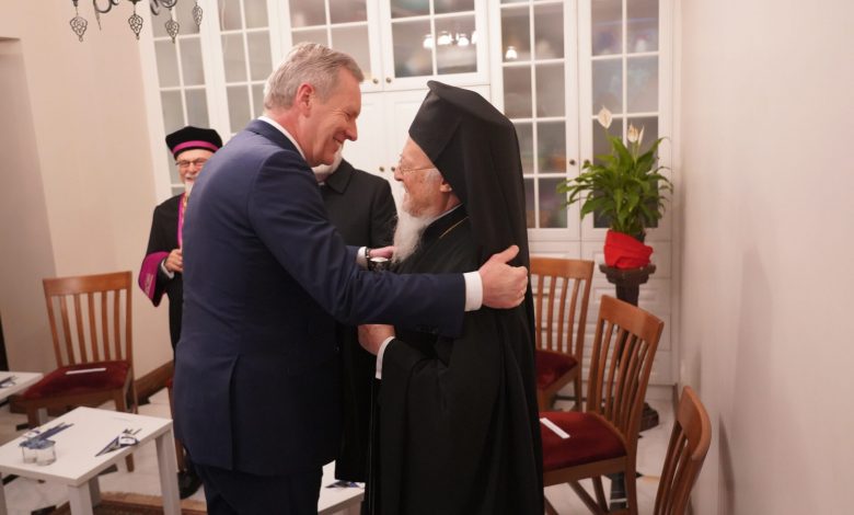 Meeting of the Ecumenical Patriarch with the former President of the Federal Republic of Germany
