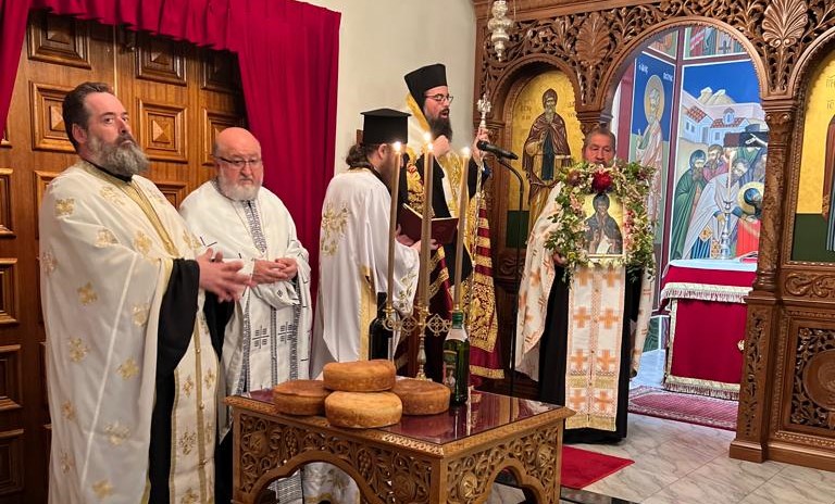 Northcote: The Feast Day of Saint David of Evia in East Keilor