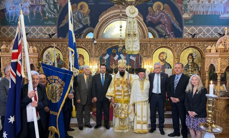 Doxology Service held for the liberation of Macedonia at the Church of Saints Methodius and Cyril in Preston