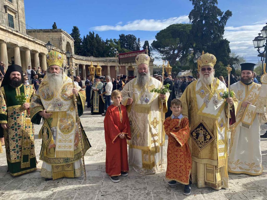 Πρωτοκύριακο στην Κέρκυρα και λιτάνευση του Αγίου Σπυρίδωνα