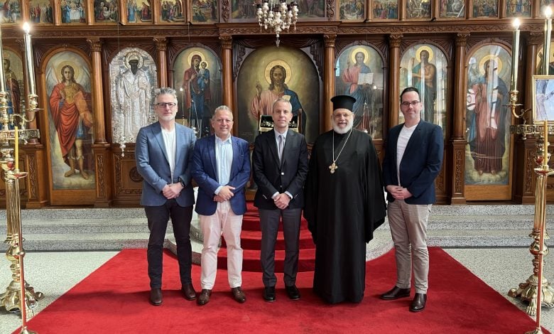 The Consul General of Greece in Sydney visited the Parish-Community of Saint Spyridon, Kingsford