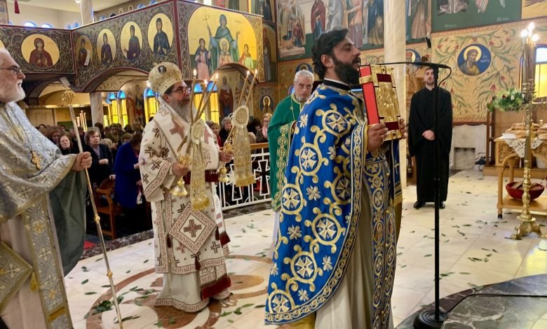 Melbourne: The Feast Day of the Entrance of the Theotokos at the celebrating Church in North Balwyn