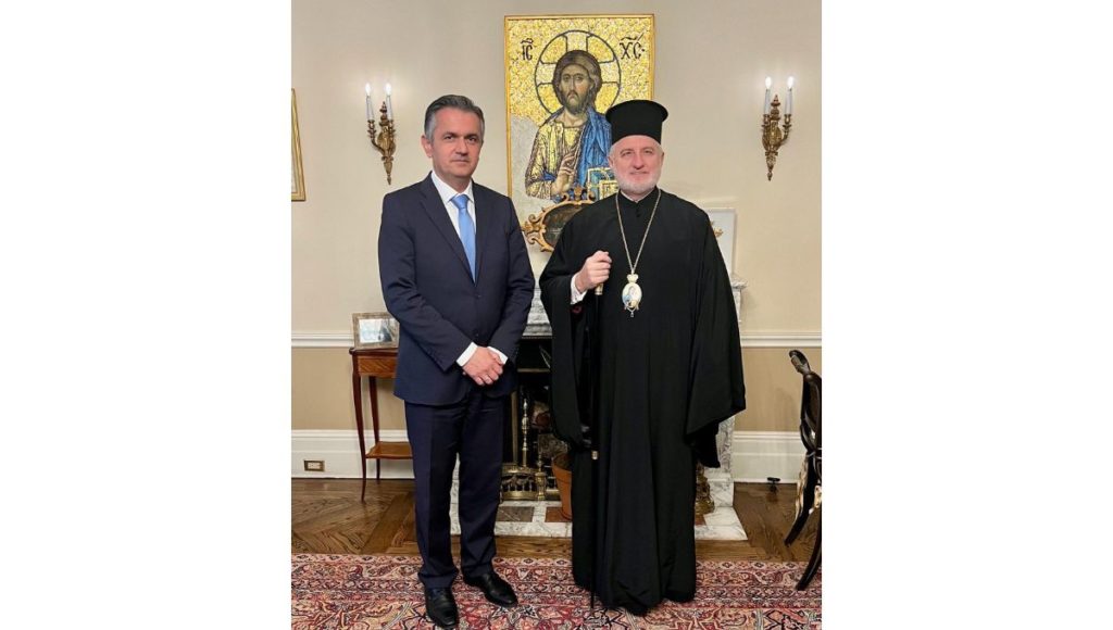 Archbishop Welcomes Prefect of Western Macedonia, Delegation from Prefecture of Epirus to GOARCH